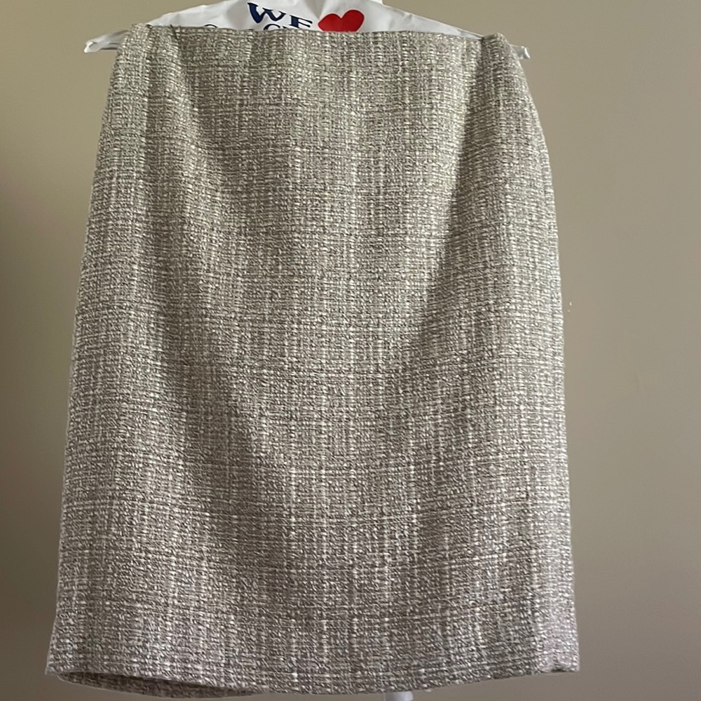 Talbot beige pencil skirt size 2